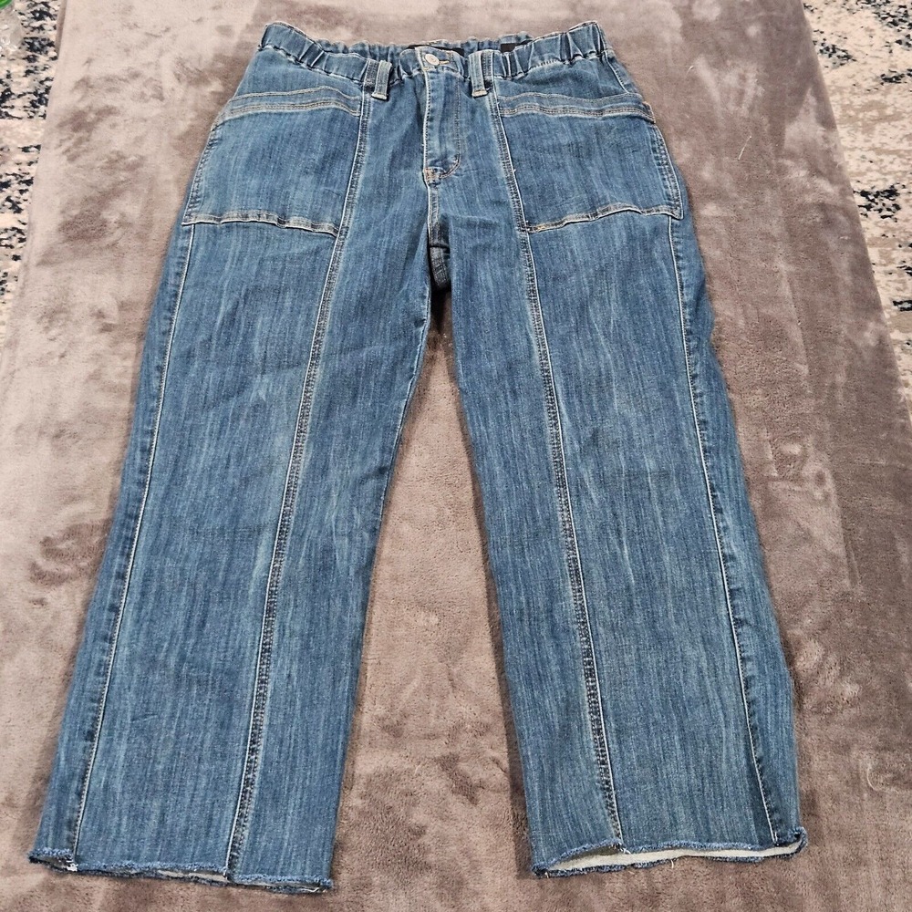Judy blue straight elastic stretch straight raw hem 9/29
